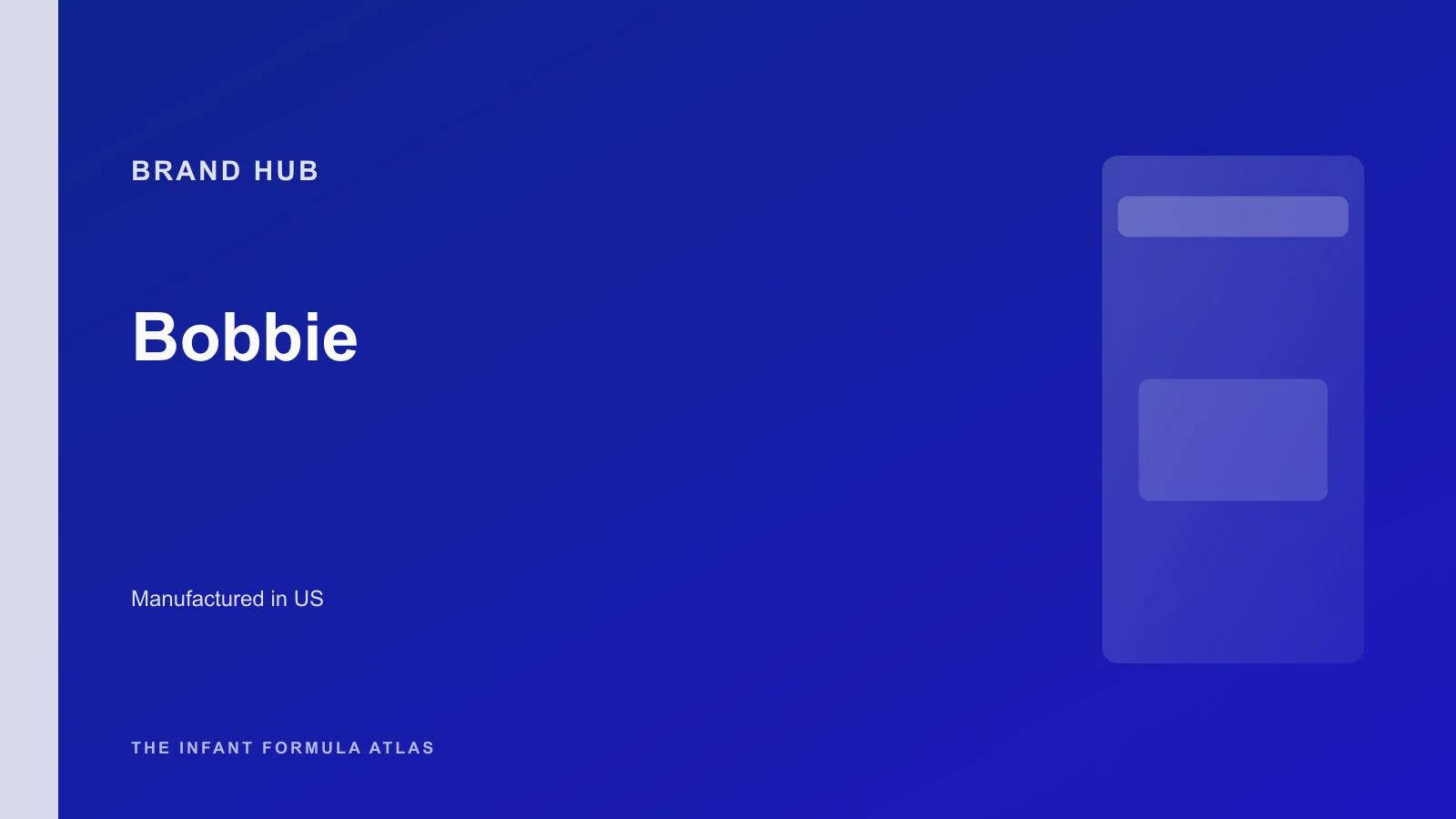 Bobbie brand hub hero