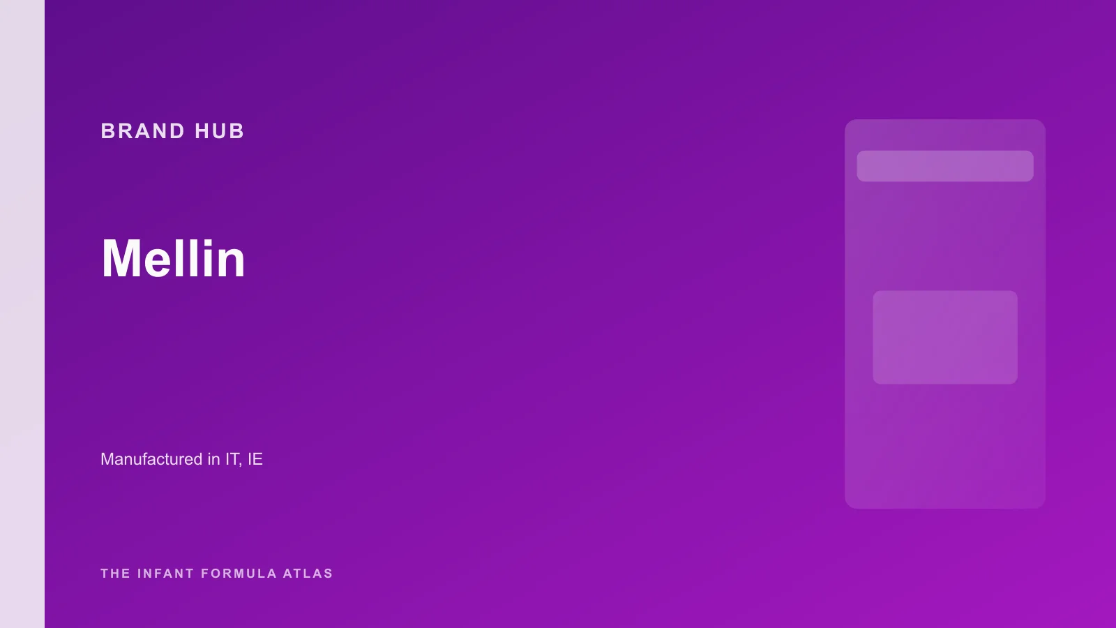 Mellin brand hub hero