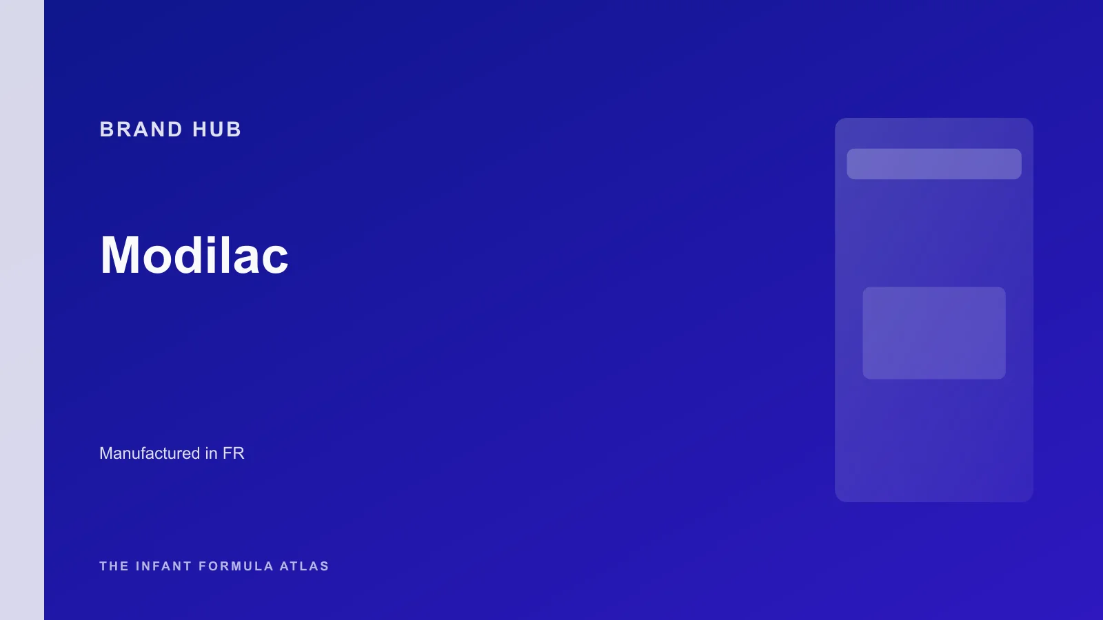 Modilac brand hub hero