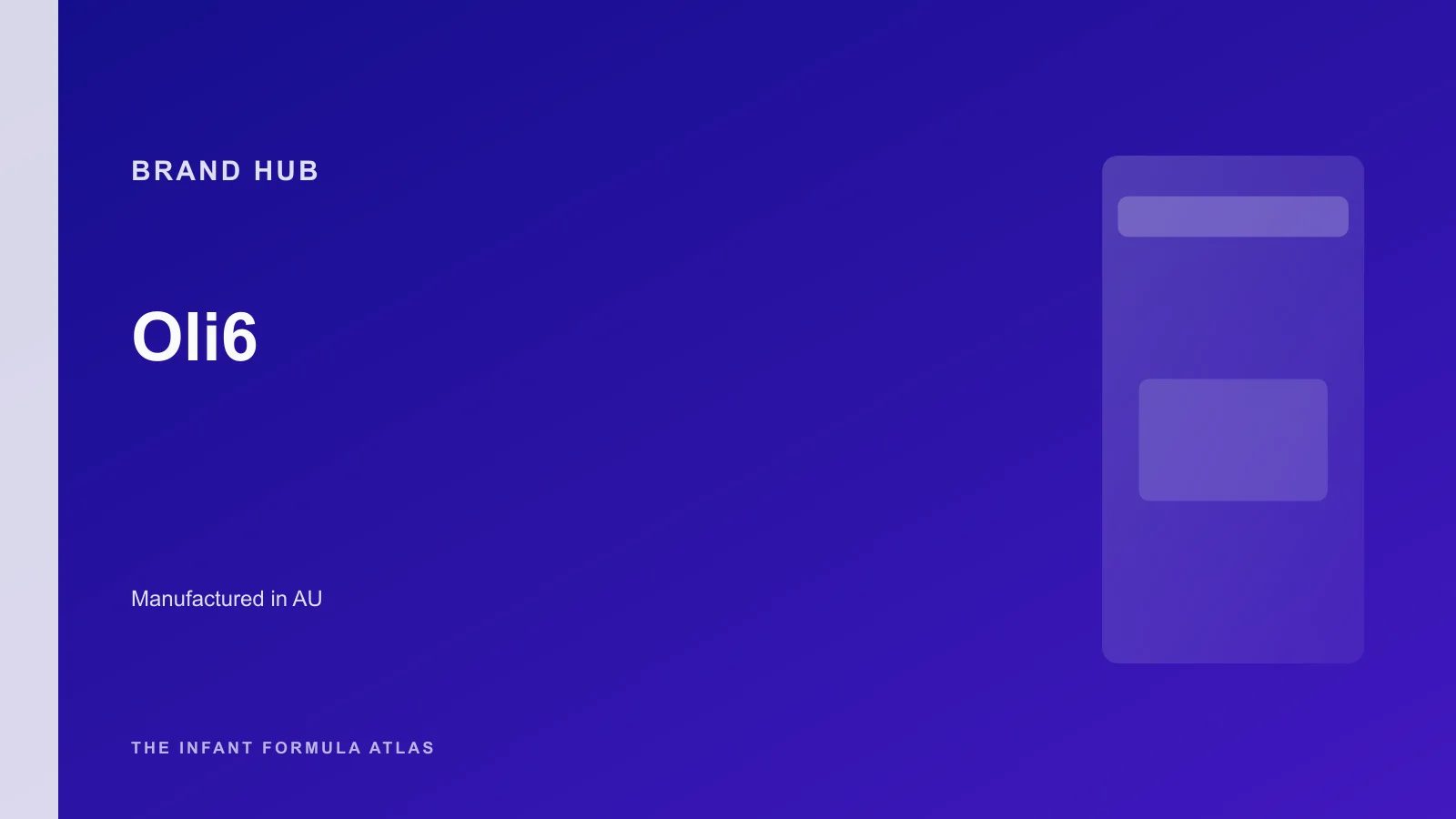 Oli6 brand hub hero