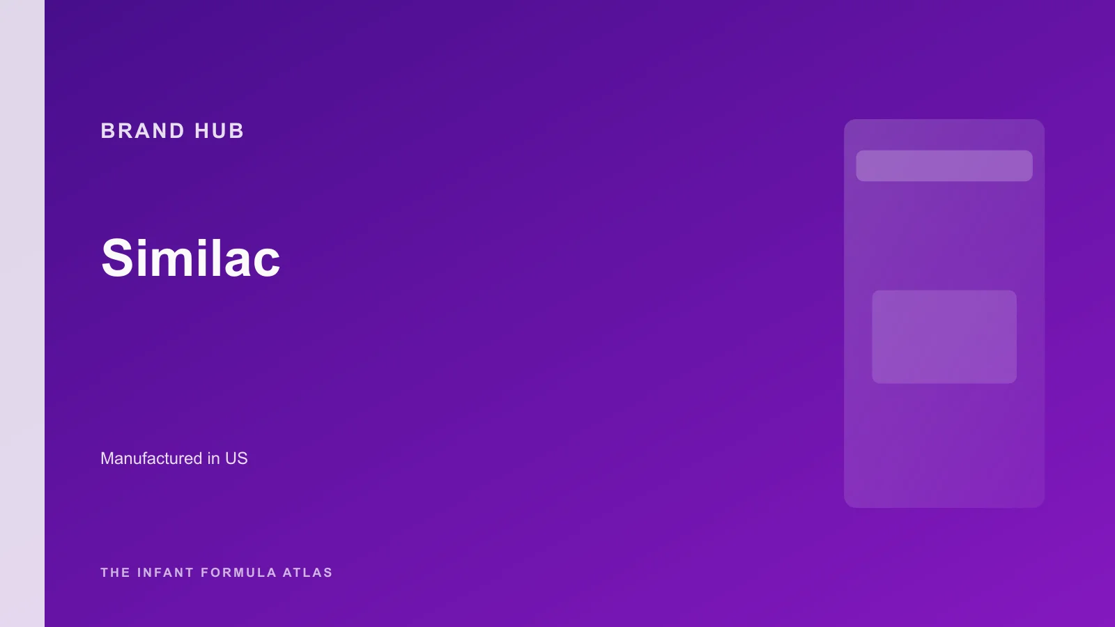 Similac brand hub hero