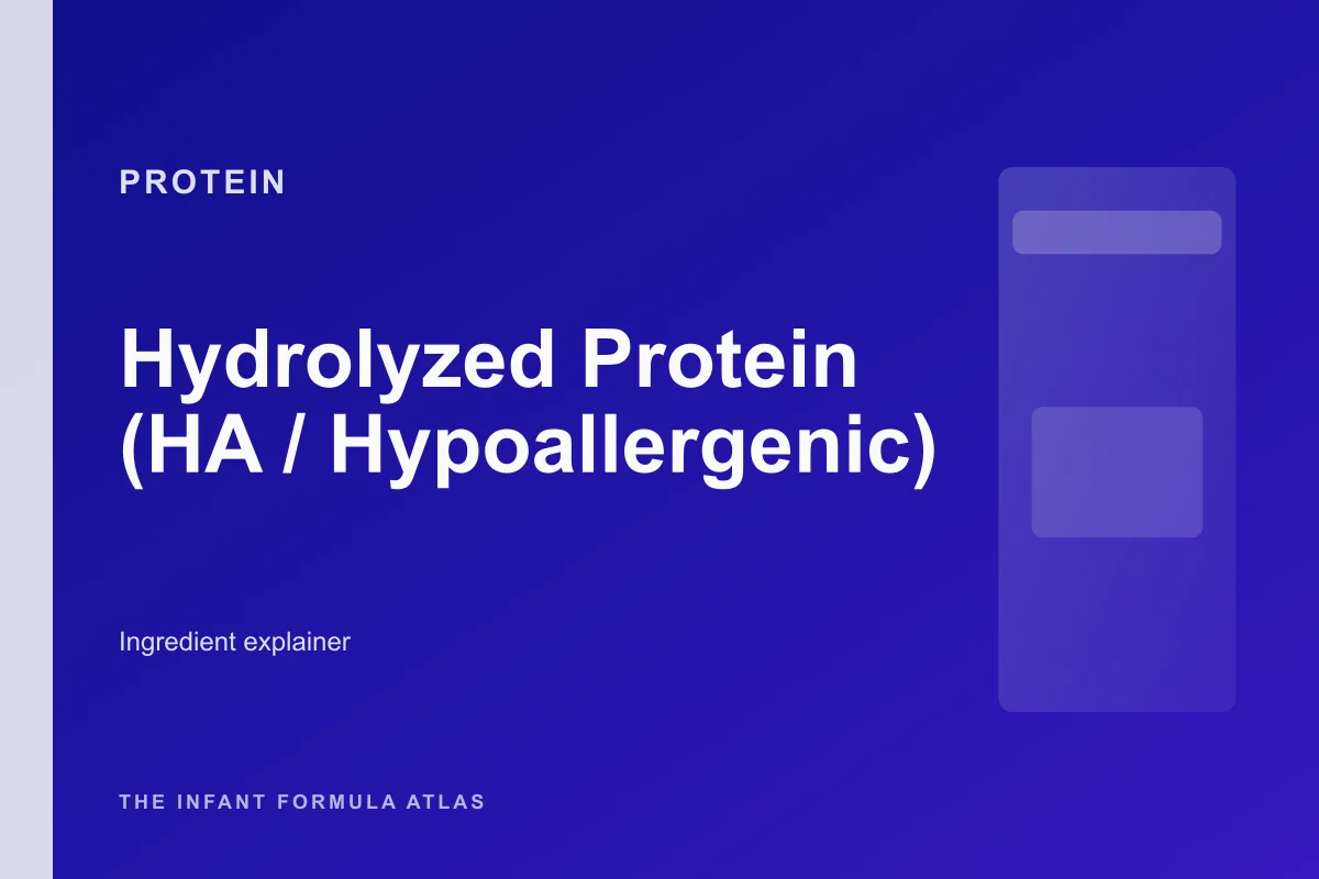 Hydrolyzed Protein (HA / Hypoallergenic)
