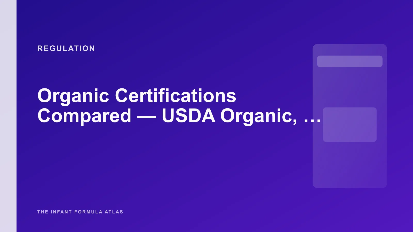 Organic Certifications Compared - USDA Organic, EU Organic, Demeter, and Bioland Side by Side